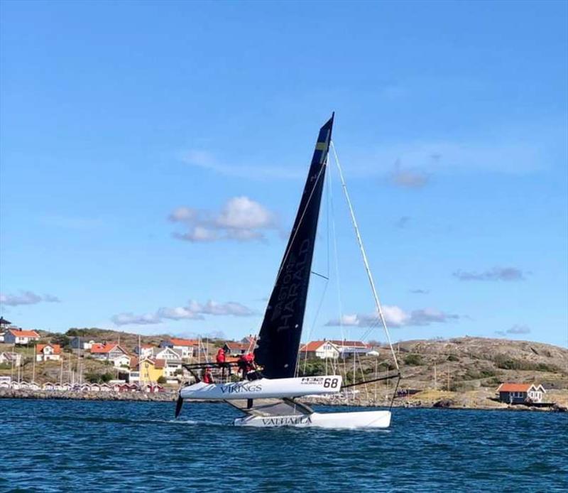 Cape Crow Vikings with Hakan Svensson training at Hönö, Sweden, close to M32 builder Aston Harald Composite. - photo © M32 Class