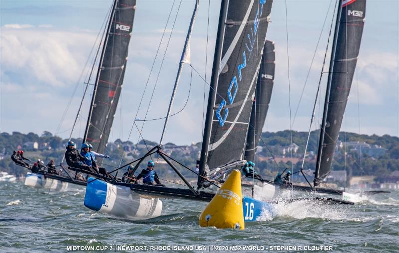 Team Convexity with Don Wilson - 2020 M32 Midtown Cup 3 photo copyright Stephen R Cloutier taken at  and featuring the M32 class