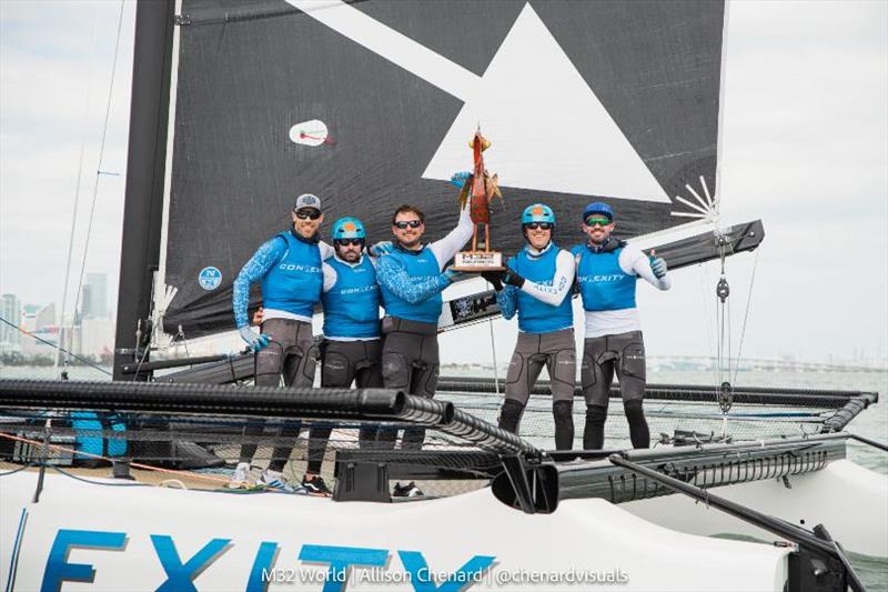 Convexity with skipper Don Wilson takes back the Rooster Trophy photo copyright M32World / Felipe Juncadella taken at  and featuring the M32 class