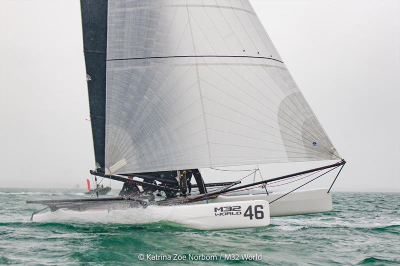 Leeloo Skippered by Harold Vermeulen in the M32 World Championships in Miami - photo © m32world / Katrina Zoe Norbom