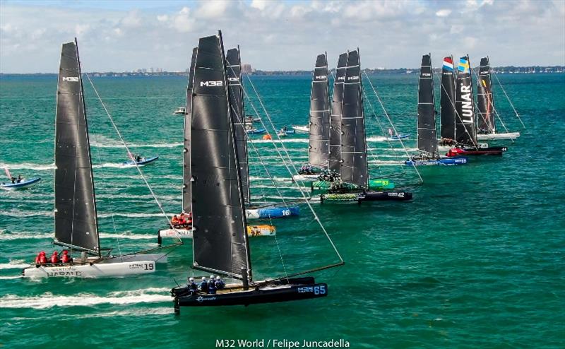The fleet is growing in the Miami winter events. - photo © m32world / Felipe Juncadella