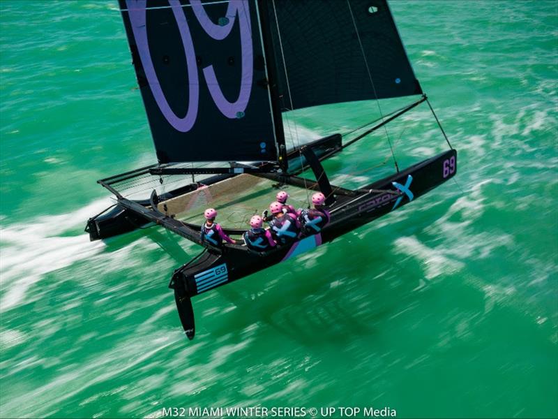 Rated X - 2025 M32 Miami Winter Series Event 4 photo copyright Up Top Media taken at  and featuring the M32 class