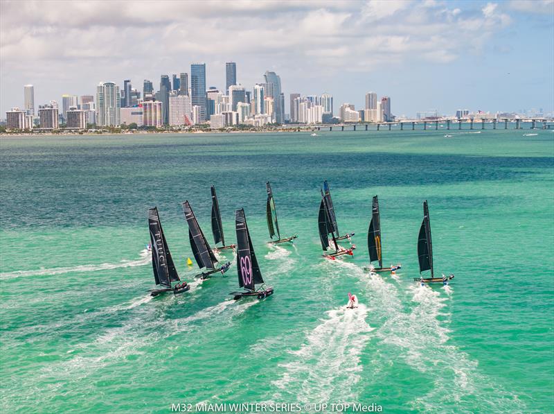2025 M32 Miami Winter Series Event 4 photo copyright Up Top Media taken at  and featuring the M32 class