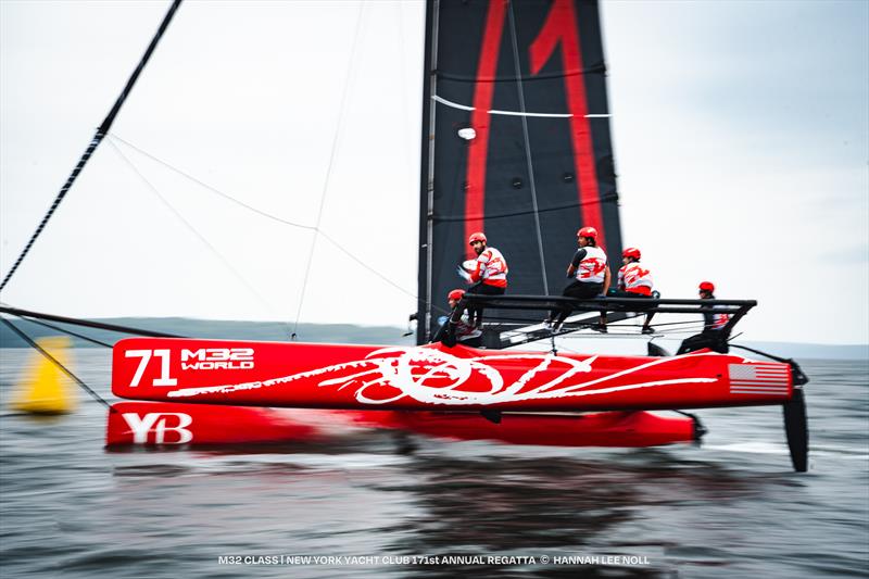 Youngblood (Jake Julien) finishes third in the M32 fleet during the 171st New York Yacht Club Annual Regatta - photo © Hannah Lee Noll