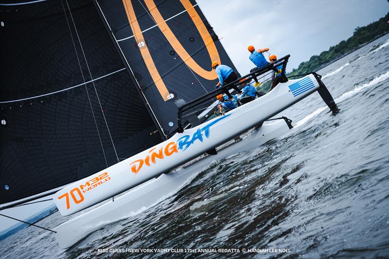Dingbat (Bobby Julien) finishes second in the M32 fleet during the 171st New York Yacht Club Annual Regatta - photo © Hannah Lee Noll