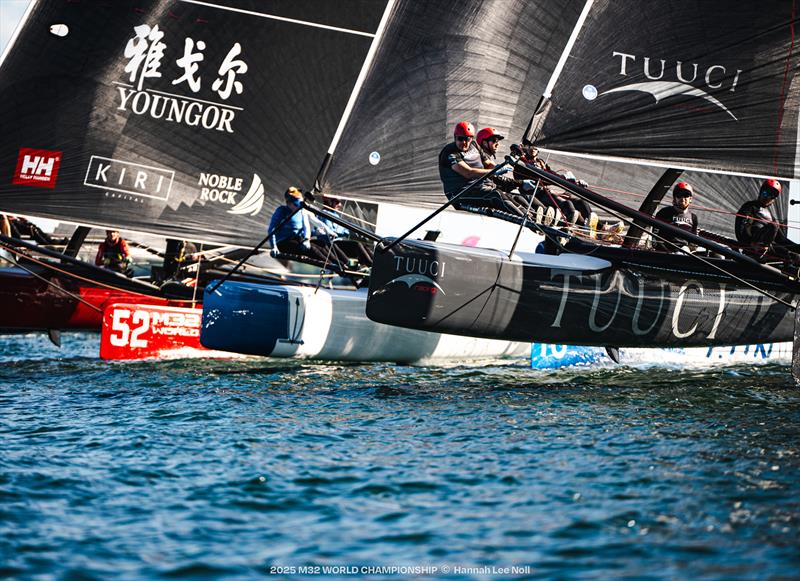 TUUCI leads on Day One at M32 Worlds photo copyright Hannah Lee Noll taken at Shake-A-Leg Miami and featuring the M32 class