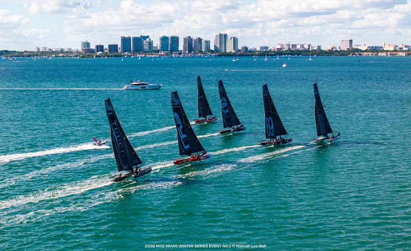 2026 M32 Miami Winter Series photo copyright Hannah Lee Noll taken at  and featuring the M32 class