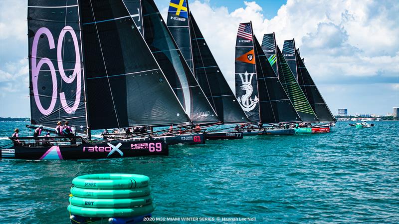 M32 Miami Winter Series 2026 photo copyright Hannah Lee Noll taken at  and featuring the M32 class