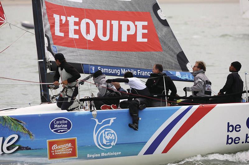 Tour de France a la Voile practice race photo copyright JM LIOT / TFV / ASO taken at  and featuring the M34 class
