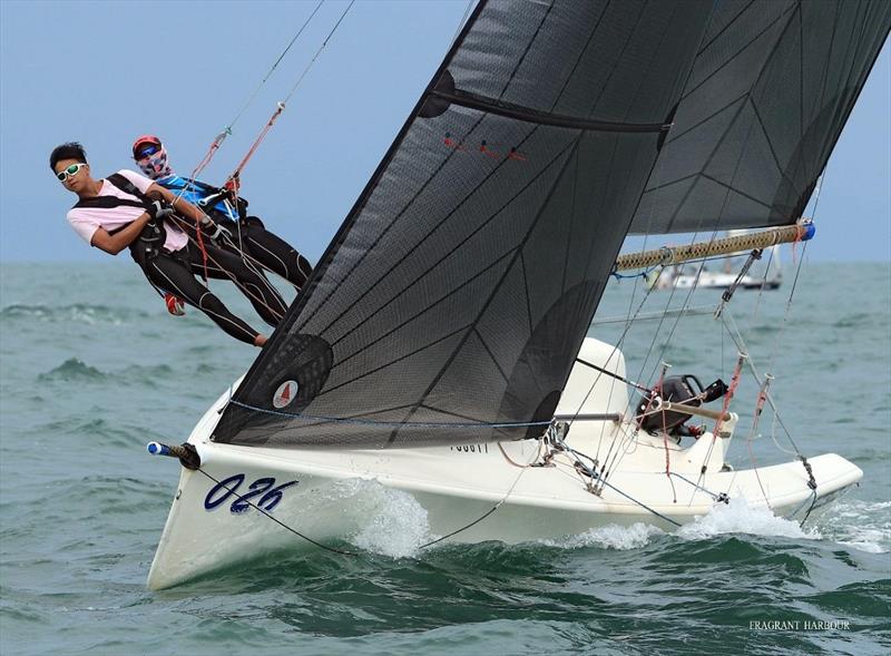 UK Sailmakers Typhoon Series 2019 photo copyright Fragrant Harbour taken at Hebe Haven Yacht Club and featuring the Magic 25 class