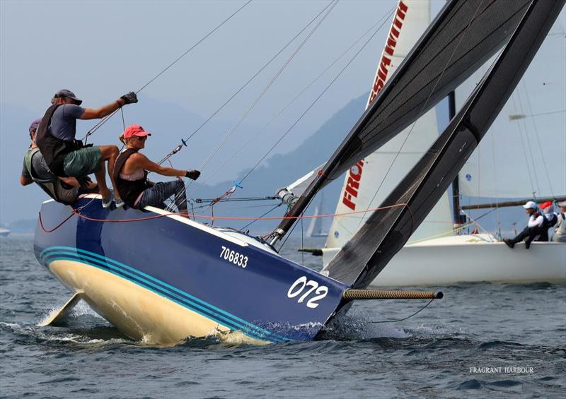 Peroni Summer Saturday Series , Races 7 and 8 photo copyright Fragrant Harbour taken at Hebe Haven Yacht Club and featuring the Magic 25 class