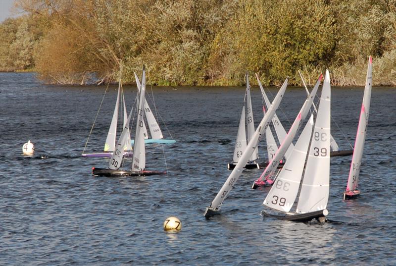 Marblehead Mermaid Trophy at Guildford photo copyright Roger Stollery taken at Guildford Model Yacht Club and featuring the Marblehead class