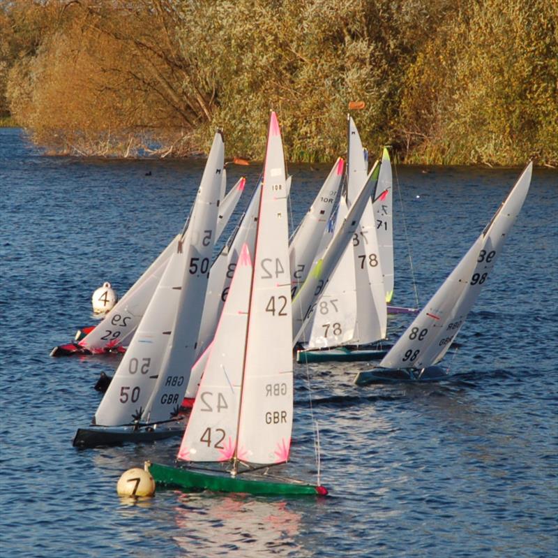 Marblehead Mermaid Trophy at Guildford photo copyright Roger Stollery taken at Guildford Model Yacht Club and featuring the Marblehead class