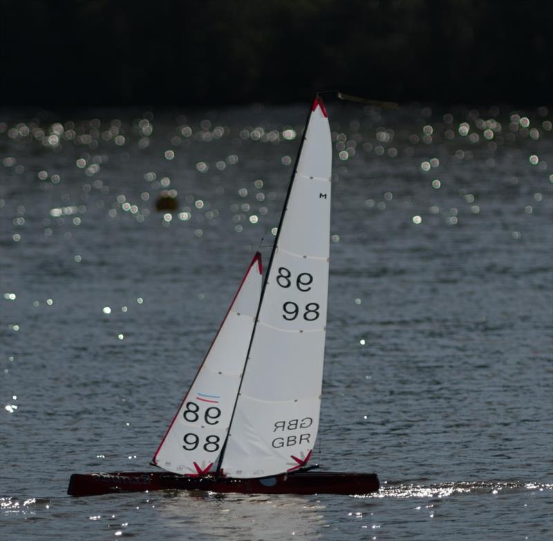 Darin's winning boat, GRUNGE at Marblehead Ranking Event 1 at Woking photo copyright Jenifer Bunnett taken at Radio Sailing Woking and featuring the Marblehead class