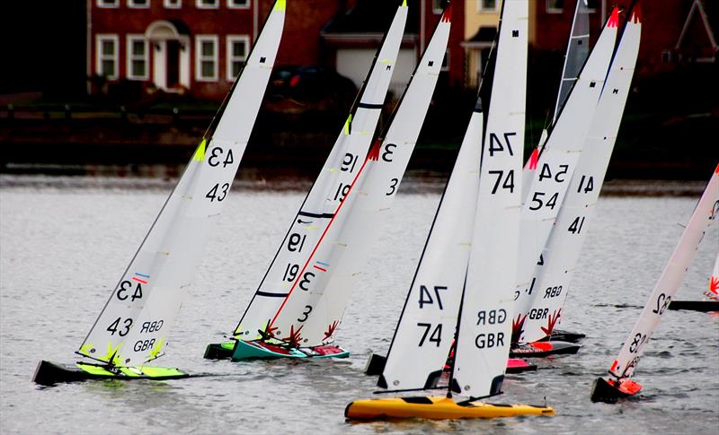 Marbleheads at Watermead photo copyright Roger Stollery taken at Watermead Model Boat Club  and featuring the Marblehead class