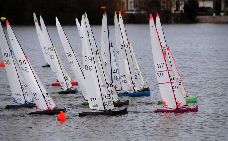 UK Marblehead class 2018 Ranking Event 1 at Watermead photo copyright Roger Stollery taken at Watermead Model Boat Club  and featuring the Marblehead class