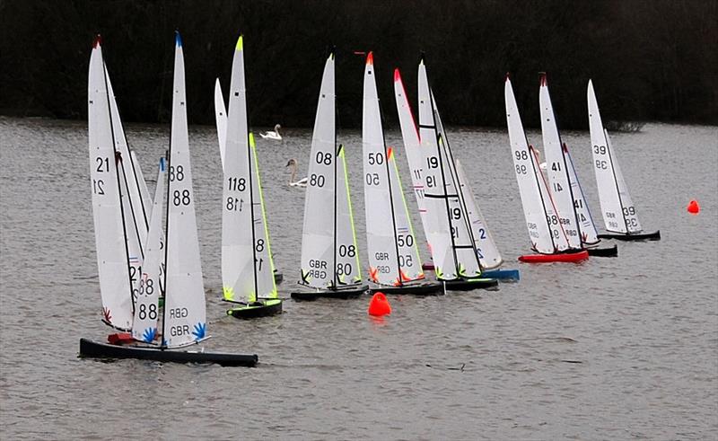 UK Marblehead class 2018 Ranking Event 1 at Watermead photo copyright Roger Stollery taken at Watermead Model Boat Club  and featuring the Marblehead class