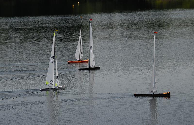 Marblehead GAMES 4 and Interclub 3 event at Abbey Meads Lake photo copyright Roger Stoller taken at Guildford Model Yacht Club and featuring the Marblehead class