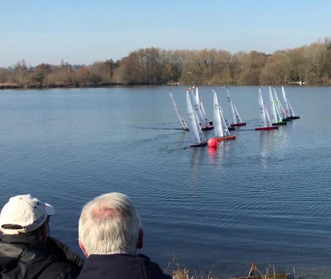 A good start during the Marblehead GAMES event at Three Rivers RYC photo copyright Phil Elford taken at Three Rivers Radio Yachting Club and featuring the Marblehead class