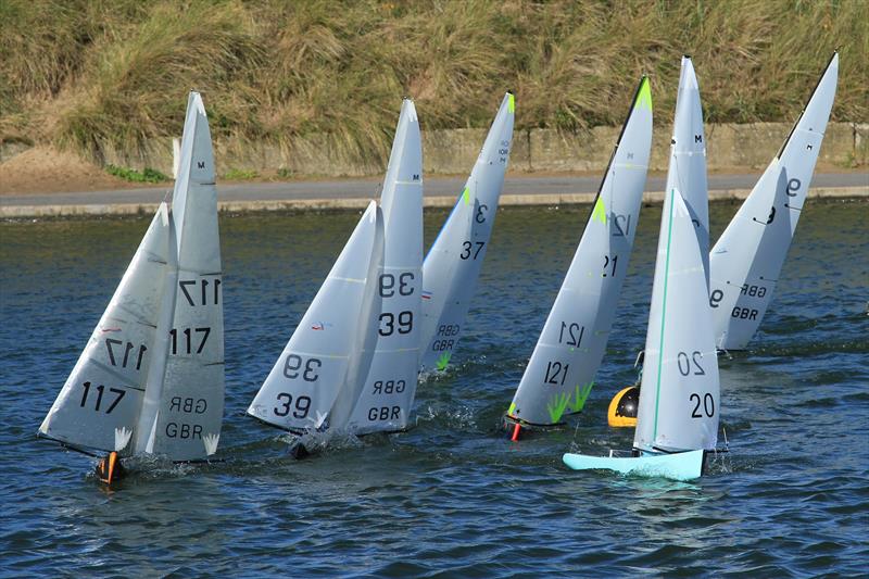 Marbleheads at Fleetwood photo copyright Mike Parkington taken at Fleetwood Model Yacht Club and featuring the Marblehead class