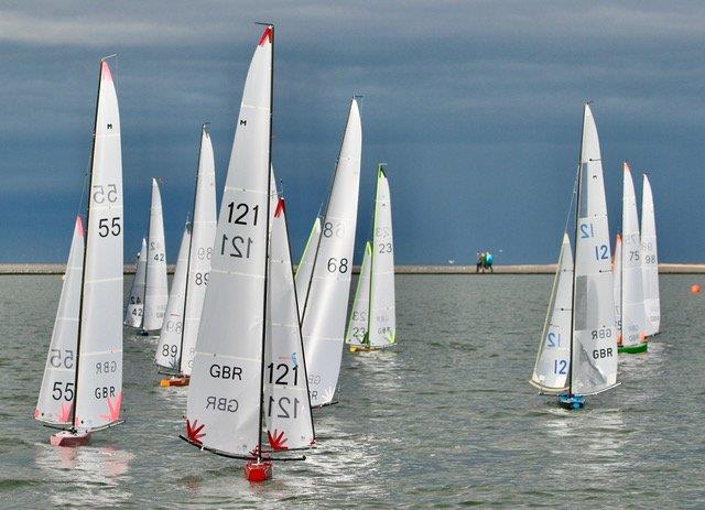 Marblehead Ranking Series at West Kirby - Round 5 on Sunday photo copyright Gill Pearson taken at Birkenhead Radio Sailing & Power Club and featuring the Marblehead class