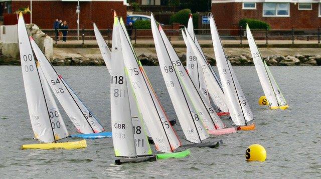 Marblehead Ranking Series at West Kirby - Round 5 on Sunday photo copyright Gill Pearson taken at Birkenhead Radio Sailing & Power Club and featuring the Marblehead class