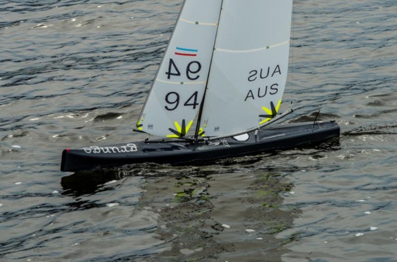 Day 2 - Rob Kirwan’s Brad Gibson design Grunge - ARYA Australian Marblehead National Championship photo copyright Robert Gavin taken at  and featuring the Marblehead class