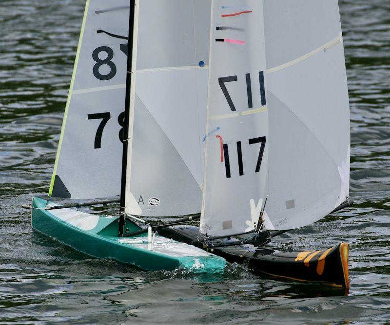 Port and starboard with the difference and progress held UP by a ROK, still with the bow wave on the stern - 43rd Marblehead Mermaid Trophy at Guildford - photo © Gillian Pearson