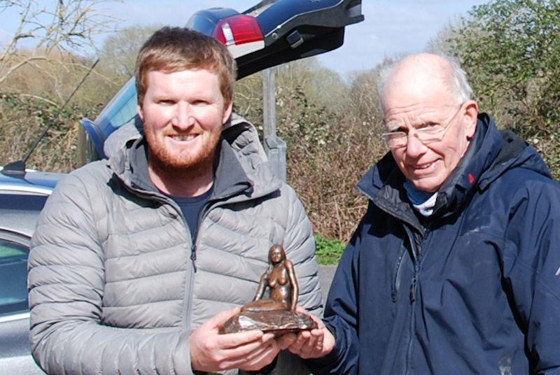 James Hadden (sailing a Marblehead for the first time) wins the coveted trophy - Marblehead GAMES 4 event and Mermaid Trophy at Guildford (Abbey Meads) - photo © Roger Stollery