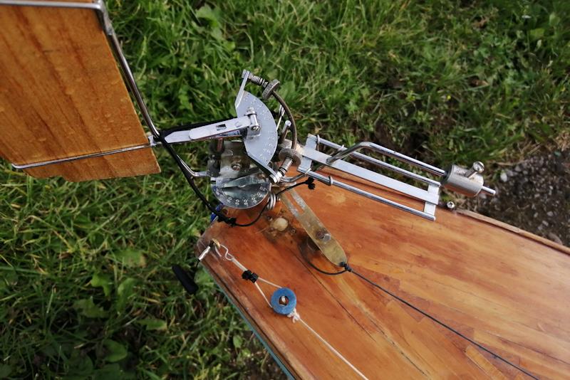 Vane self-steering mechanism for free-sailing model boat - photo © Tony Wilson