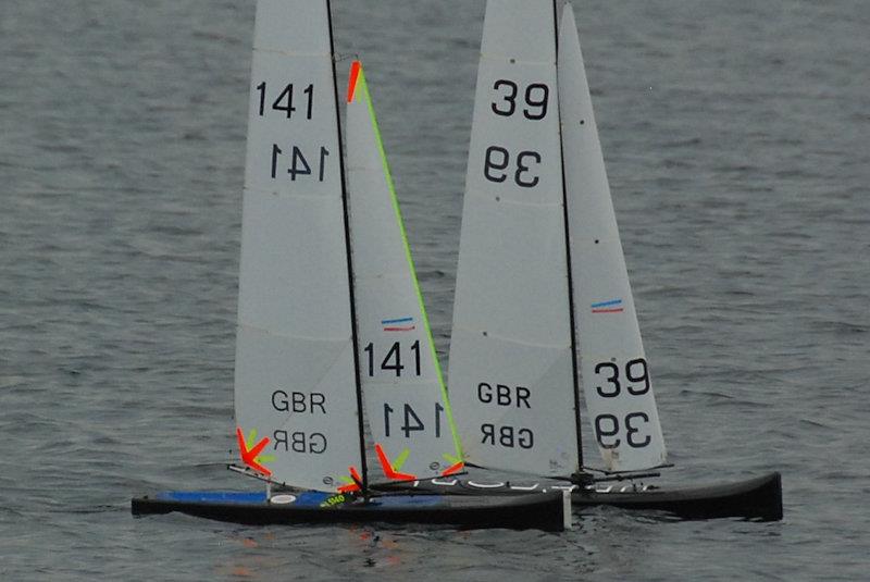 Rob Vice and Peter Stollery having a really good tussle - Marblehead GAMES 7 at Littleton with Guildford MYC - photo © Roger Stollery