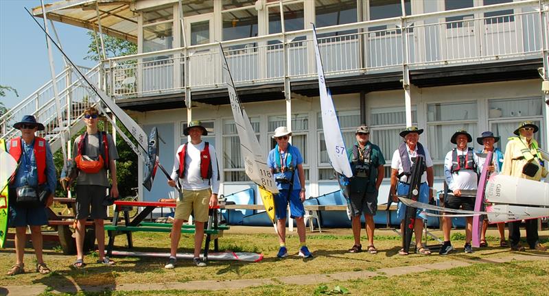 ARO, competitors and their boats - Marblehead Nylet RM Challenge GAMES 6 at Littleton photo copyright Roger Stollery taken at Littleton Sailing Club and featuring the Marblehead class