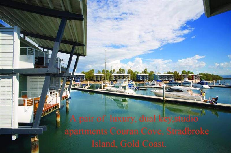 A pair of luxury, dual key, studio apartments Couran Cove, Stradbroke Island, Gold Coast photo copyright Marine Auctions taken at  and featuring the  class