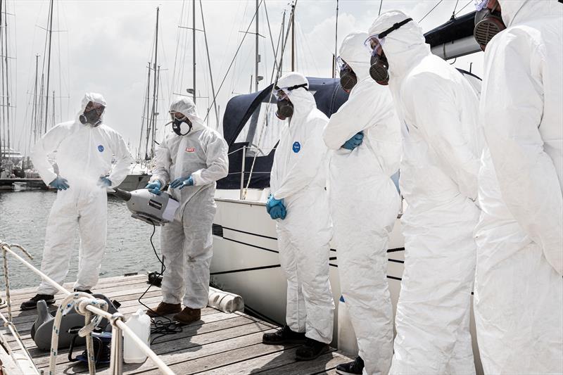 Decontamination of boat interiors now available at Berthon - photo © Harry Shutler