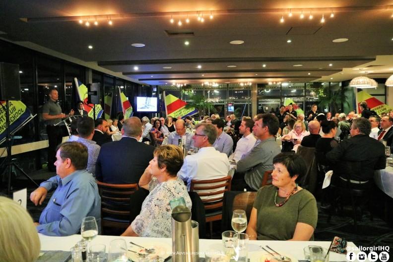 Buoyed up dinner at the Canberra Yacht Club photo copyright Nic Douglass / www.AdventuresofaSailorGirl.com taken at Canberra Yacht Club and featuring the Marine Industry class