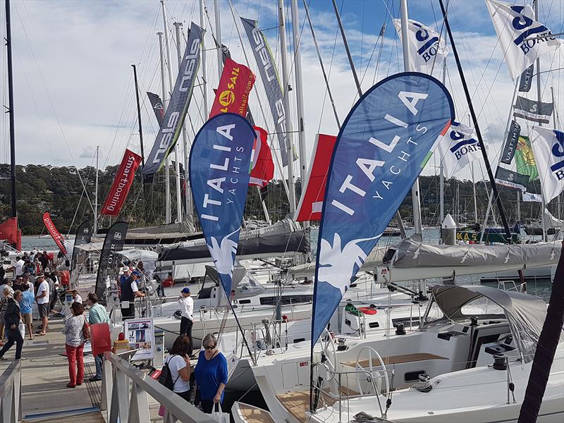 J- Boats, Italia and Dufour were well represented - Club Marine Pittwater Sail Expo 2018 - photo © Peter Rendle