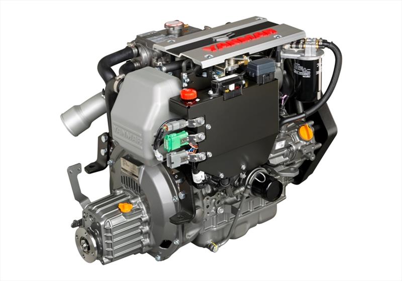 Yanmar 3JH40 common rail inboard marine diesel engine photo copyright Yanmar Marine International taken at  and featuring the Marine Industry class