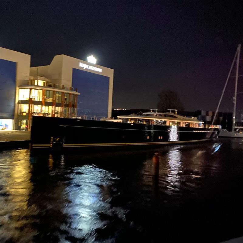 Royal Huisman project 400 - Sea Eagle II - photo © Jurjen van 't Verlaat