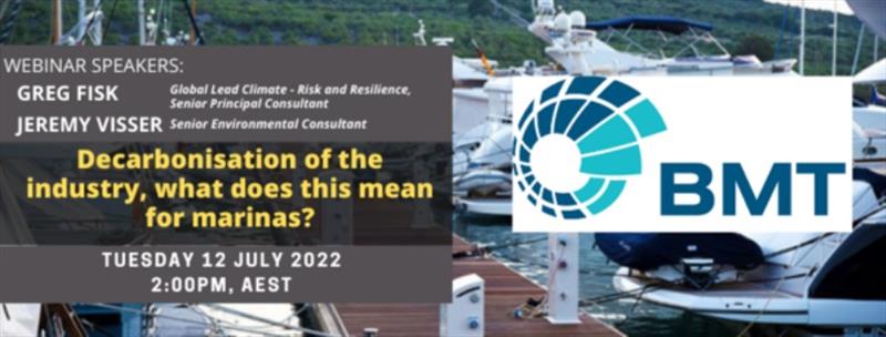 Webinar: Decarbonisation of the industry, what does this means for marinas? photo copyright Marina Industries Association taken at  and featuring the Marine Industry class