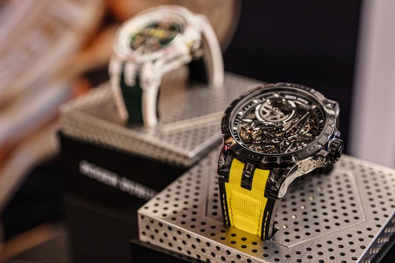 Roger Dubuis Swiss watch display photo copyright Salty Dingo taken at  and featuring the Marine Industry class