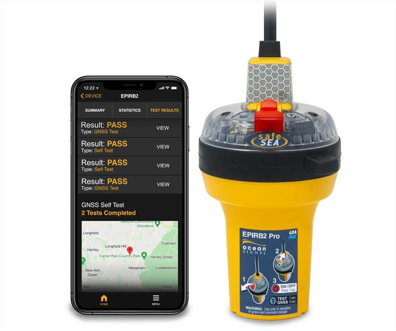 OSL Phone App - EPERB2 PRO - photo © Ocean Signal