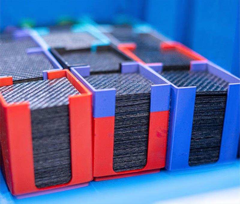 French specialists in sustainable composites have joined forces to create an optimised internal stiffener for a new state of the art body scan scale - photo © Sicomin