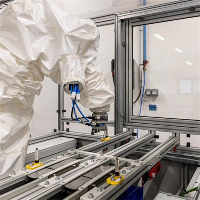 French specialists in sustainable composites have joined forces to create an optimised internal stiffener for a new state of the art body scan scale - photo © Sicomin