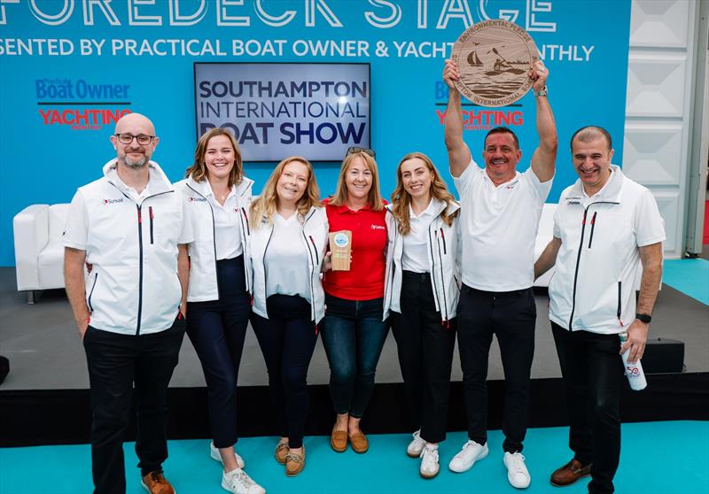 Team Sunsail wins British Marine Sustainability Award at 2024 Southampton International Boat Show - photo © British Marine