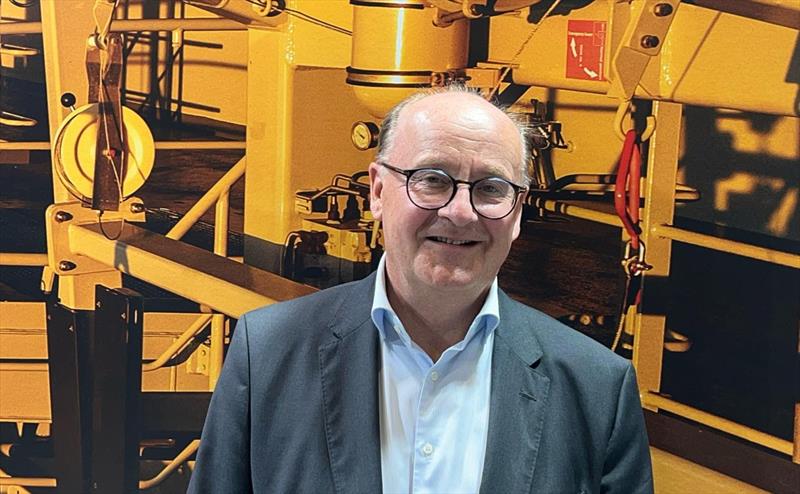 Vestdavit Managing Director Rolf Andreas Wigand is looking to further expand davit production based on market optimism photo copyright Steve Marshall / Blue-C taken at  and featuring the Marine Industry class