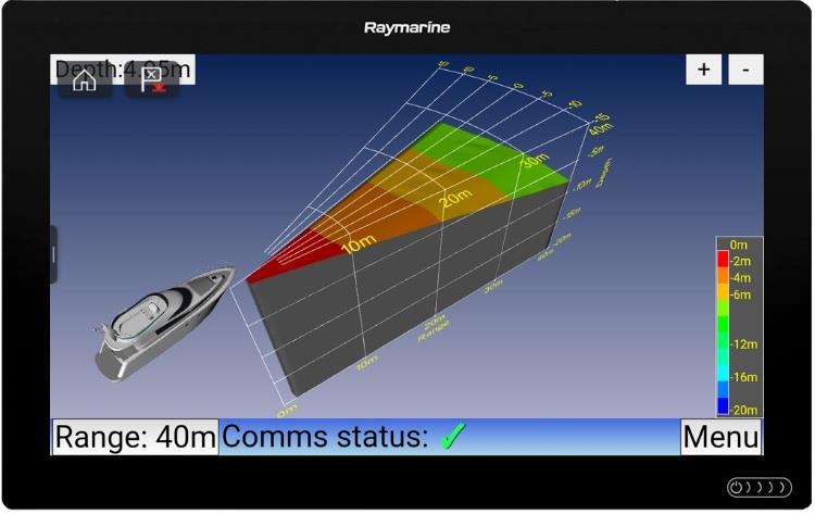 FLS 3D 30 degrees - Raymarine Standard View - photo © Daniamant