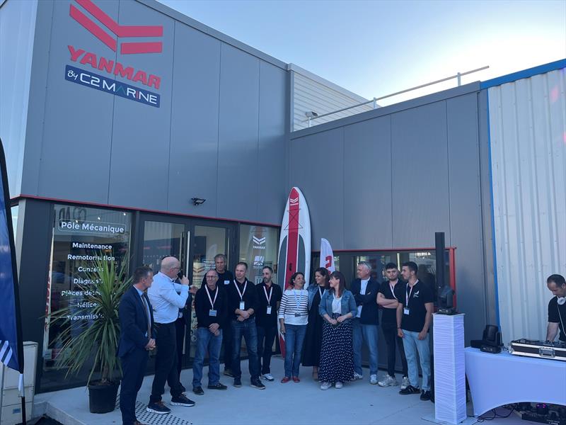 C2 Marine unveils state-of-the-art 400m² facility to strengthen Yanmar dealer network in France photo copyright Yanmar Marine taken at  and featuring the Marine Industry class