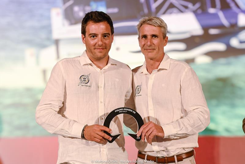 Foiling Awards VIII - PROJECT - Gitana Team - (L2R) Sébastien Sainson and Pierre Tissier - photo © Martina Orsini / WeAreFoiling Media
