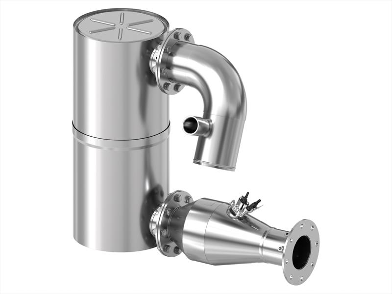 Selective Catalytic Reduction (SCR) system photo copyright Yanmar Marine taken at  and featuring the Marine Industry class
