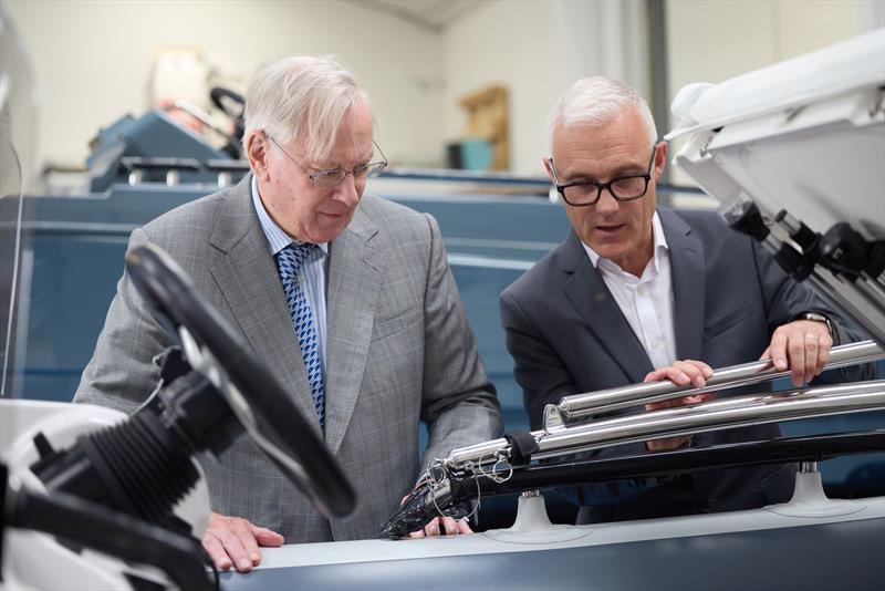 Williams Jet Tenders had the distinct honour of welcoming His Royal Highness, The Duke of Gloucester, to its Oxfordshire facilities photo copyright Williams Jet Tenders taken at  and featuring the Marine Industry class